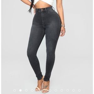Black fashion nova jeans